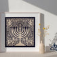 Hanukkah Menorah Ori Art Print (vintage)