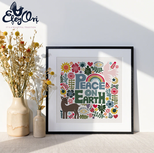 Peace on Earth Art Print (light)