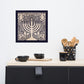 Hanukkah Menorah Ori Art Print (vintage)